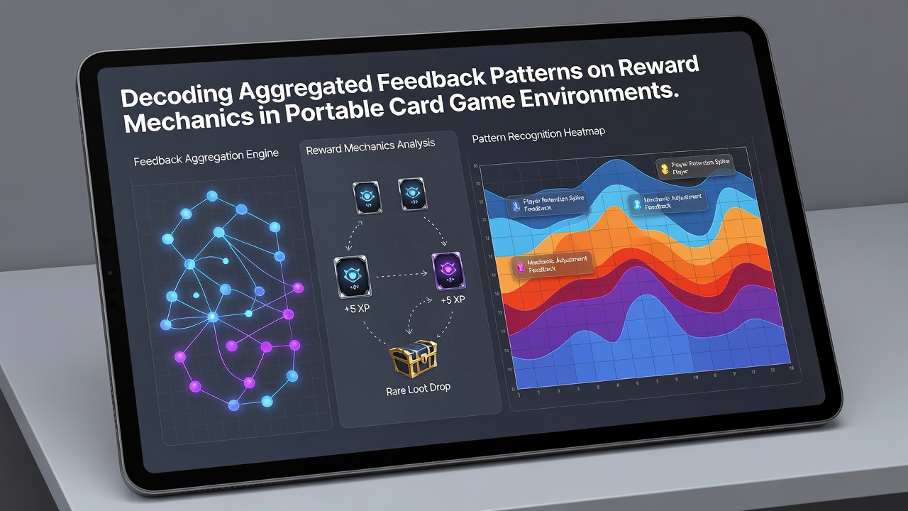 Grafieken en patronen van spelerstevredenheid over beloningen in portable card games
