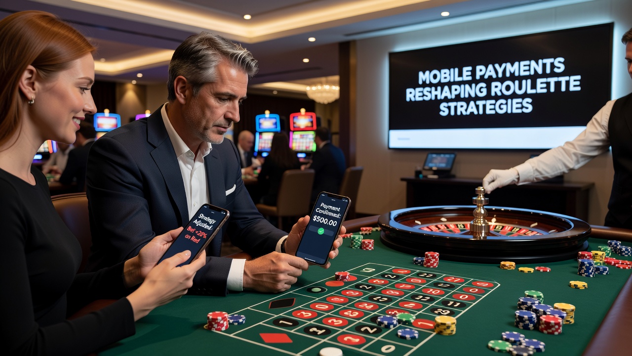 Spelers die roulettestrategieën aanpassen via mobiele betalingen
